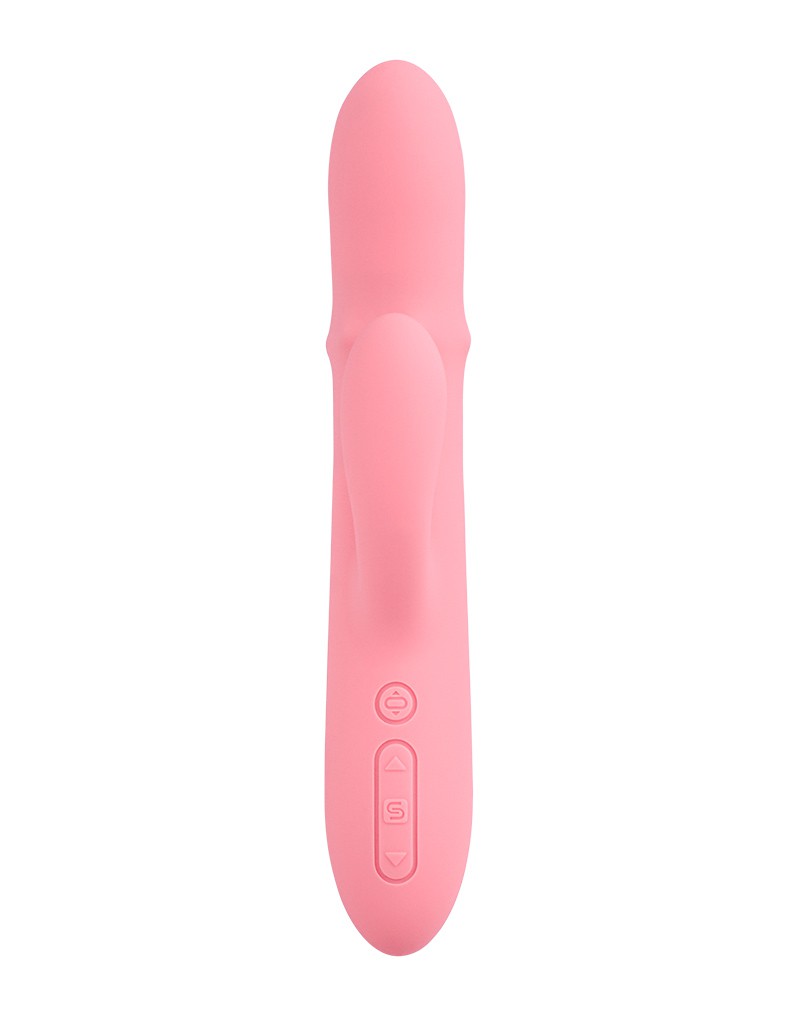 SVAKOM - Mora Neo - Interactieve Rabbit Vibrator met stimulerende kralen - Roze