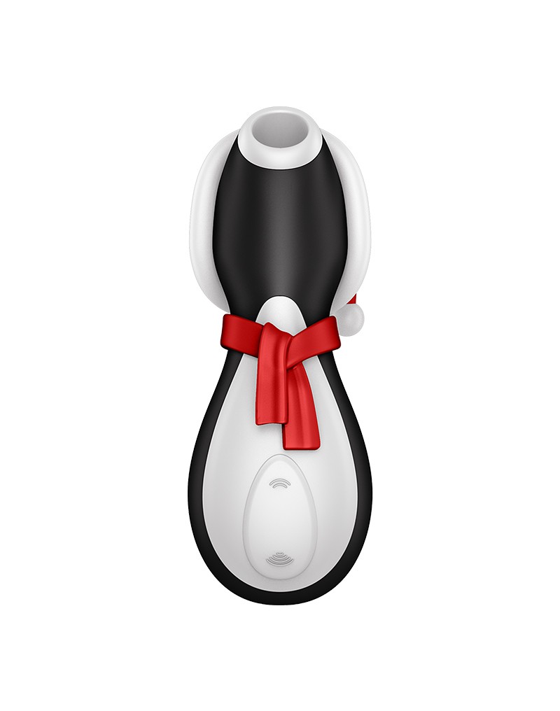 Satisfyer - Pinguïn Holiday Edition - Luchtdruk Stimulator - Zwart, Rood & Wit