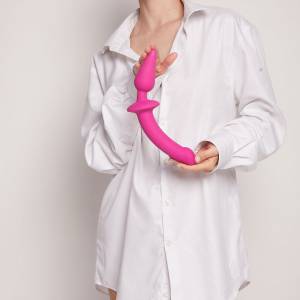 Strap-On-Me - Semi-Realistische Switch Plug-In - 2-in-1 Dildo & Butt Plug Maat L - Roze