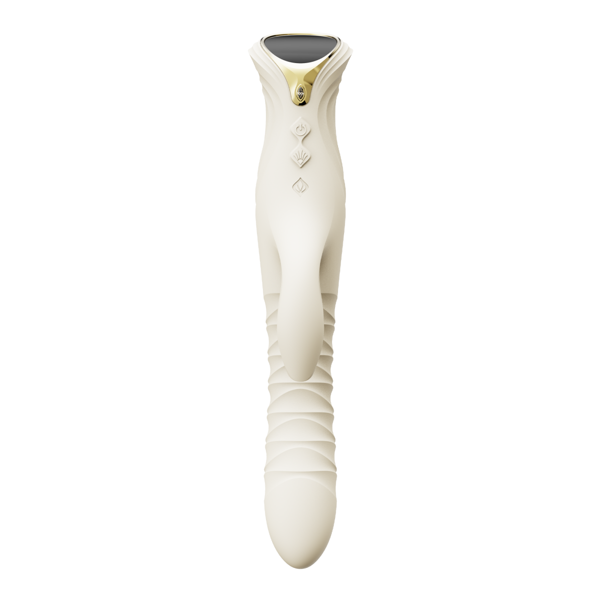 ZALO- Mose 2 - Rabbit Thrusting Vibrator - Ivoor Wit