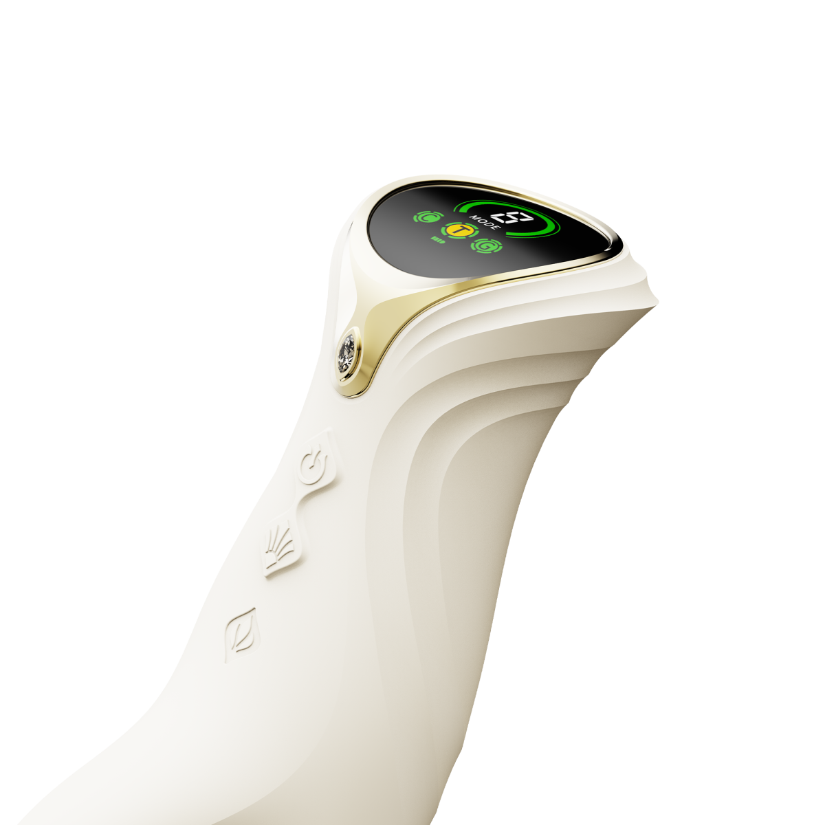 ZALO- Mose 2 - Rabbit Thrusting Vibrator - Ivoor Wit