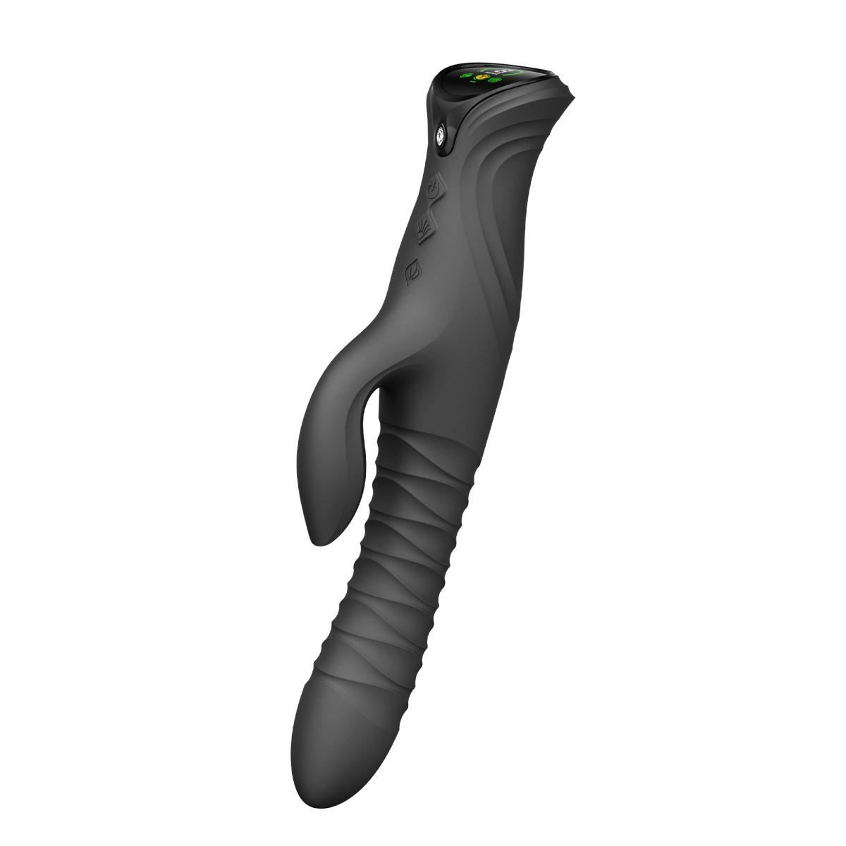 ZALO- Mose 2 - Rabbit Thrusting Vibrator - Zwart