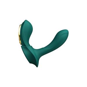 ZALO - Aya - Draagbare Vibrator met Afstandsbediening - Groen
