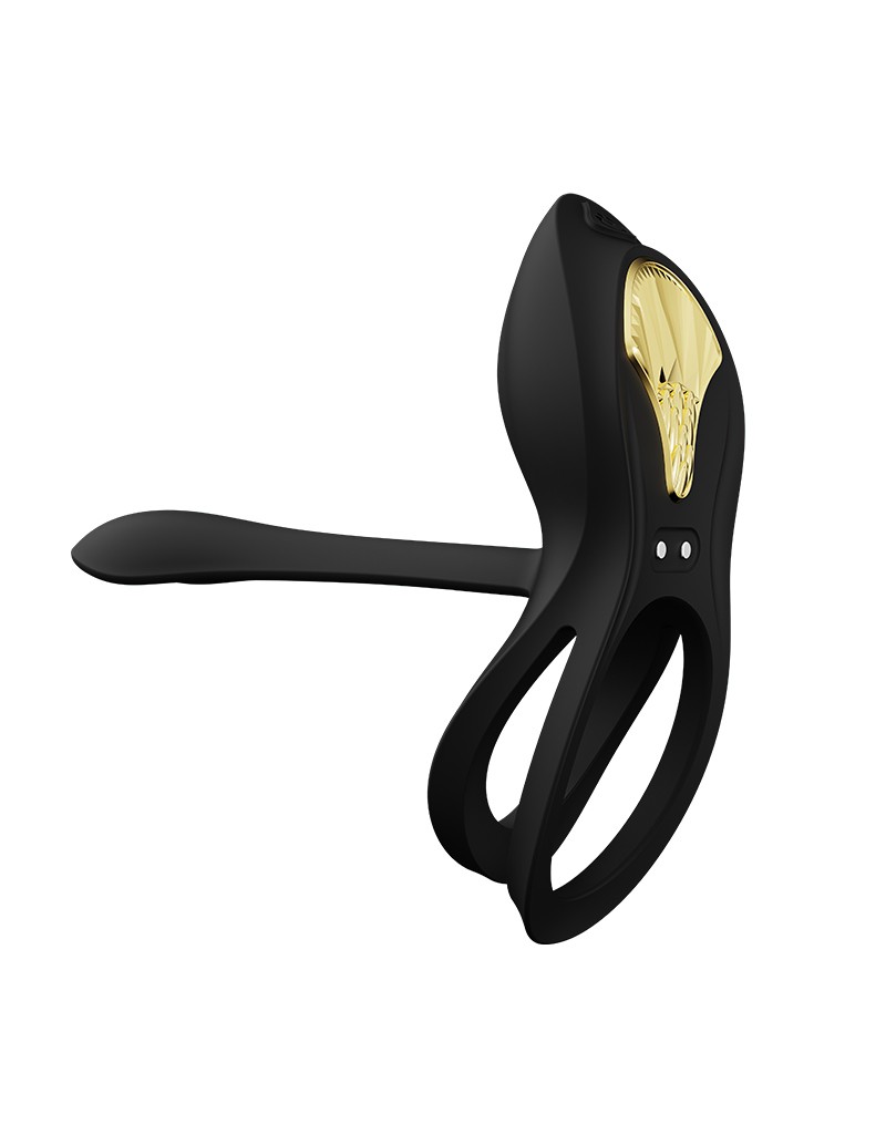 ZALO - Bayek - Cockring Vibrator (met afstandsbediening) - Zwart