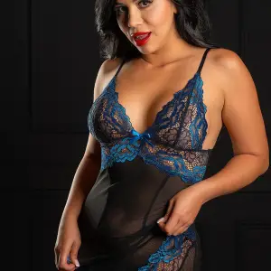 Floral lace dress with string