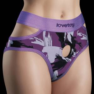 LoveToy - Ingen - Violet Strap-on Slipje Maat M/L - Paars COPY