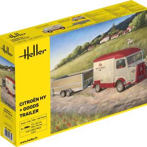 1/24 CITROEN HY + GOODS TRAILER