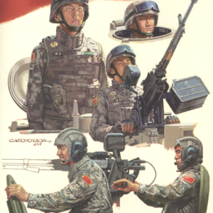 1/35 CHINESE PLA ARMORED VEHICLE CREW HS-011