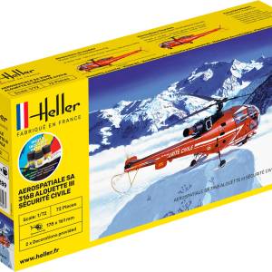 1/72 STARTER KIT 316B ALOUETTE III SÉCURITÉ CIVILE