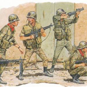 1/35 ARVN RANGERS SAIGON VIETNAM 1968