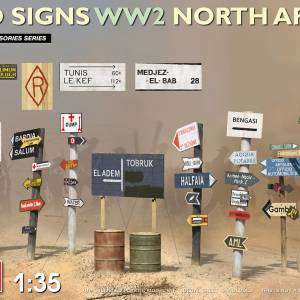 1/35 ROAD SIGNS WWII N. AFRICA