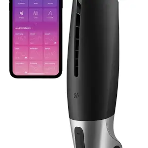 Power Masturbator Connect App Zwart