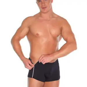 Amorable by Rimba - Boxershort met 2 ritsen - One Size - Zwart
