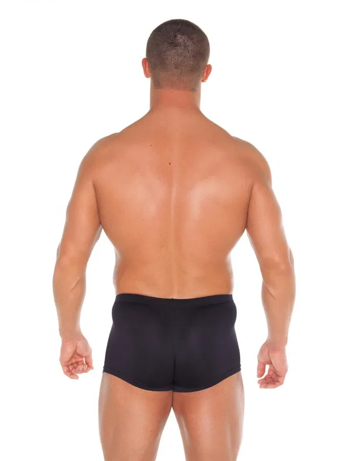 Amorable by Rimba - Boxershort met 2 ritsen - One Size - Zwart