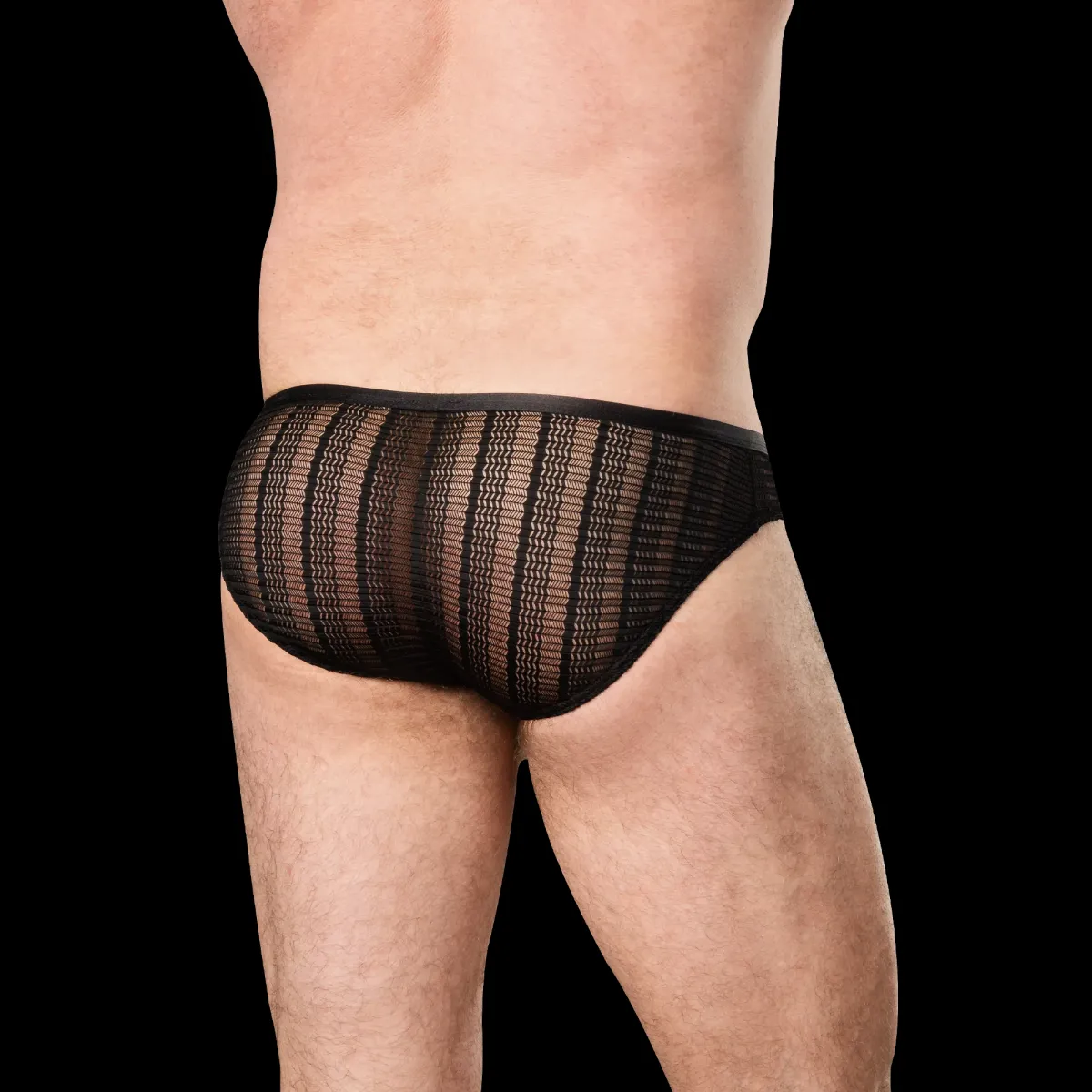 Amorable by Rimba - Transparante slip - One-Size - Zwart