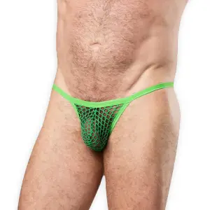 Amorable by Rimba - Visnet String - One Size - Groen