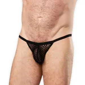 Amorable by Rimba - Visnet String - One Size - Zwart