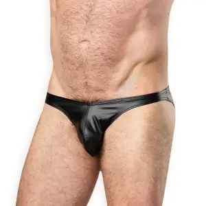 Amorable by Rimba - Wetlook Slip - One Size - Zwart