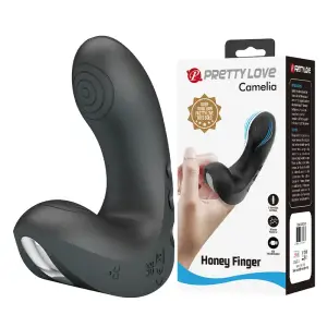 PL - Camelia - Vinger Vibrator - Zwart