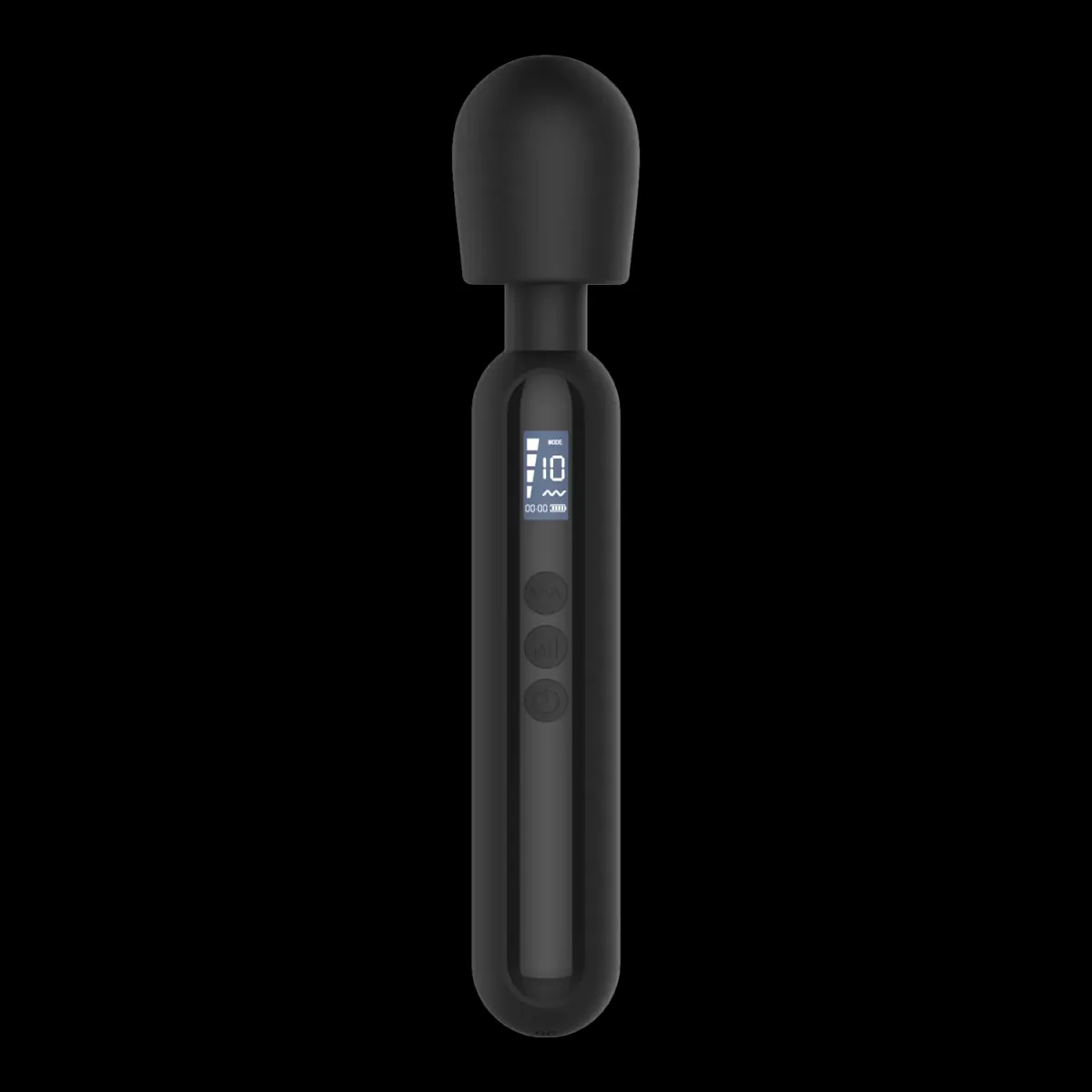 Rimba Toys - Sensual Nights SN10 - Medium Wand Massager - Zwart