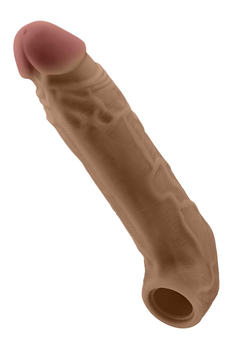 Schede model F maat 1 7,8 inch vloeibare siliconen hoes eikenhout