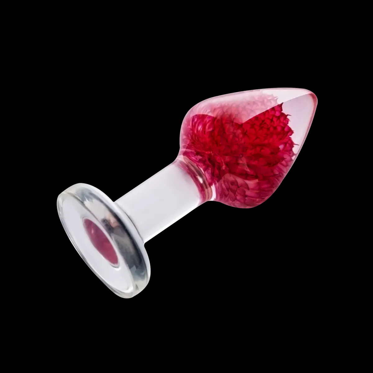 LOVISS - Gomphrena Globosa - Garden Flower Butt Plug – Transparant