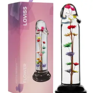LOVISS - Helichrysum - Garden Flower Dildo Smooth – Transparant