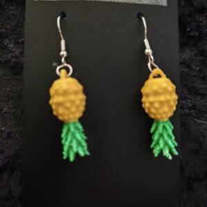Oorbellen - Ananas omgekeerd