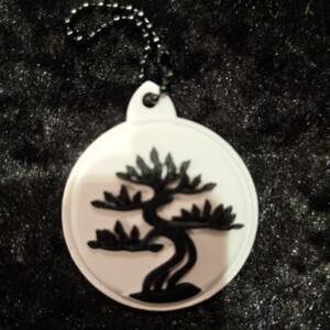 Sleutelhanger - Bonsai rond