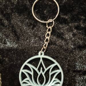 Sleutelhanger - Lotus rond
